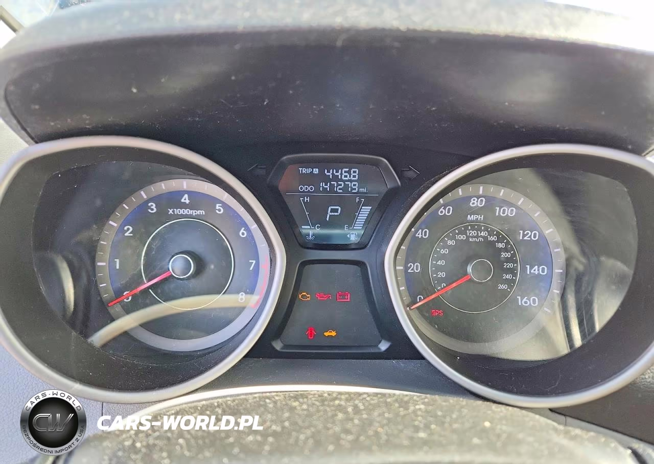 2013 Hyundai Elantra Gls VIN:KMHDH4AE1DU567663 - 9