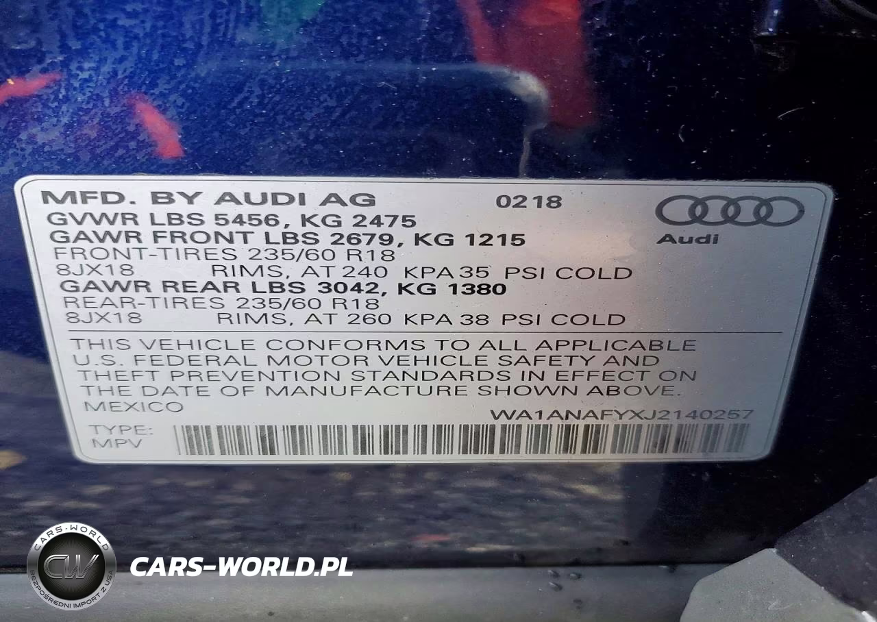 2018 Audi Q5 Premium VIN:WA1ANAFYXJ2140257 - 13