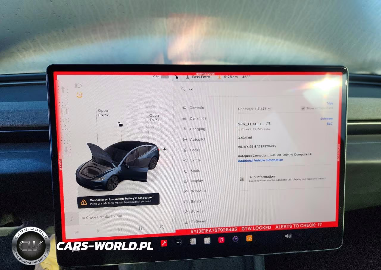 2025 Tesla Model 3 VIN:5YJ3E1EA7SF926485 - 9