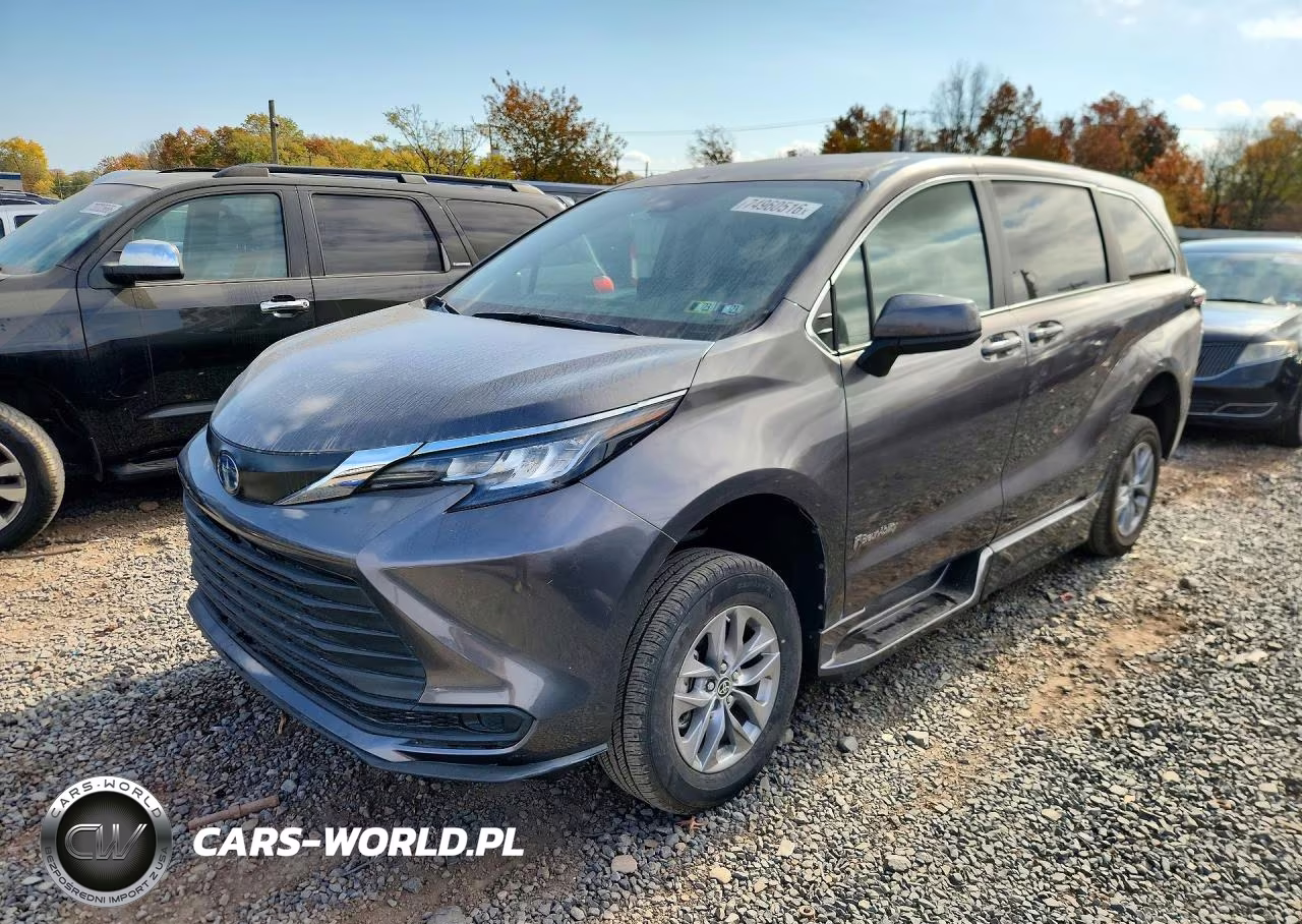 2022 Toyota Sienna Le VIN:5TDKRKEC4NS099035 - 1