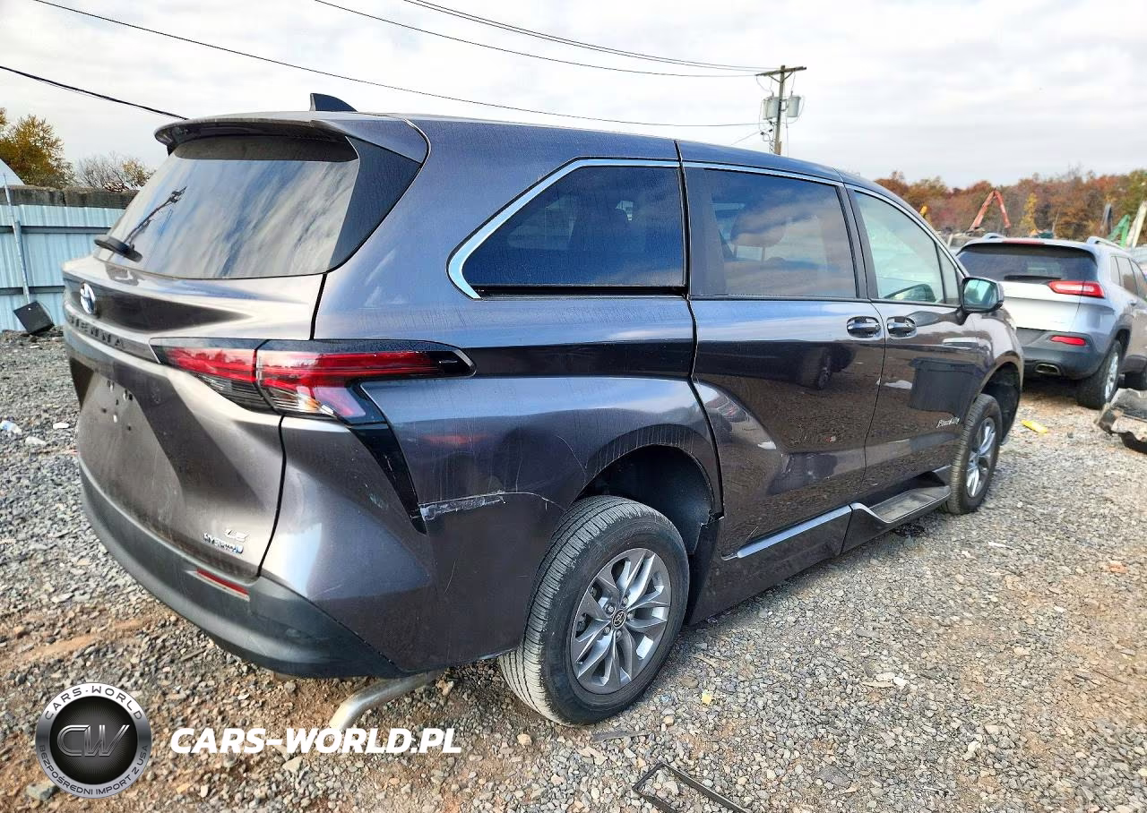 2022 Toyota Sienna Le VIN:5TDKRKEC4NS099035 - 3