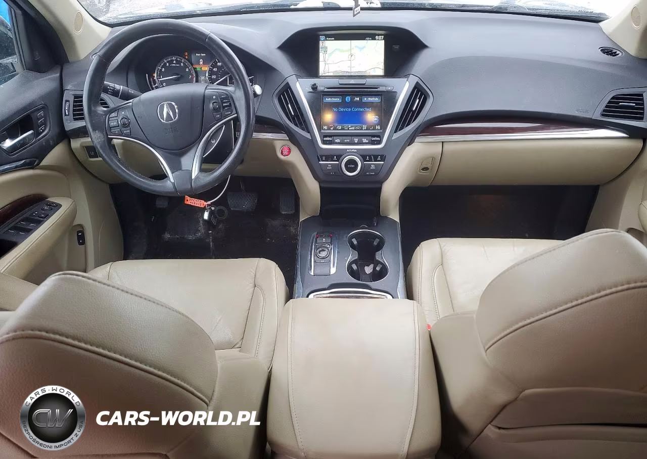 2016 Acura Mdx Technology VIN:5FRYD4H4XGB028078 - 8