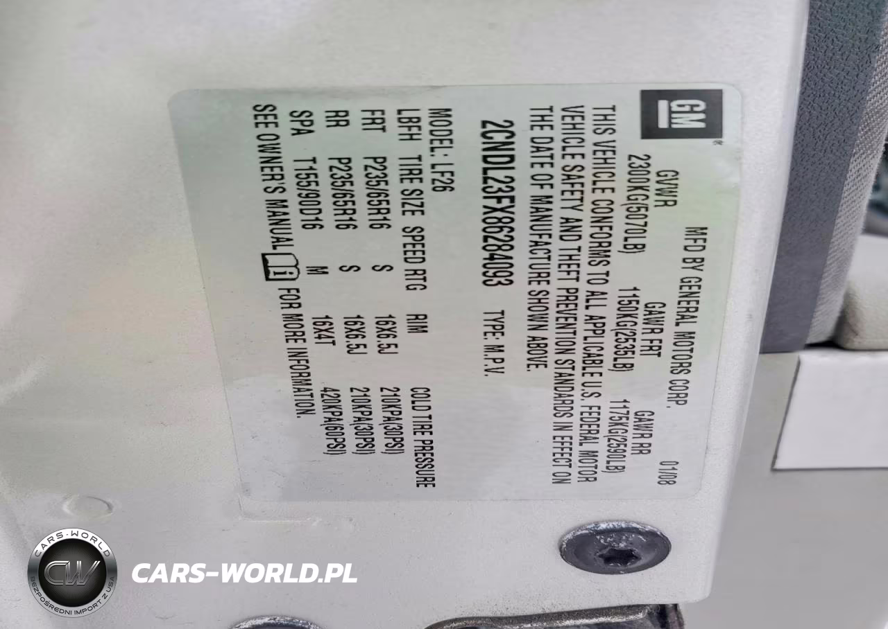 2008 Chevrolet Equinox Ls VIN:2CNDL23FX86284093 - 13