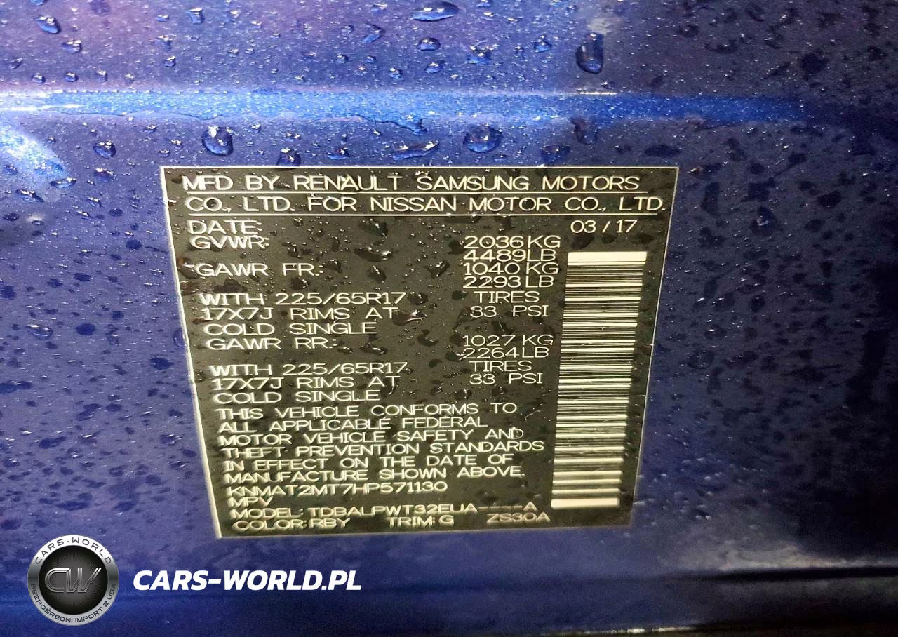 2017 Nissan Rogue S VIN:KNMAT2MT7HP571130 - 13