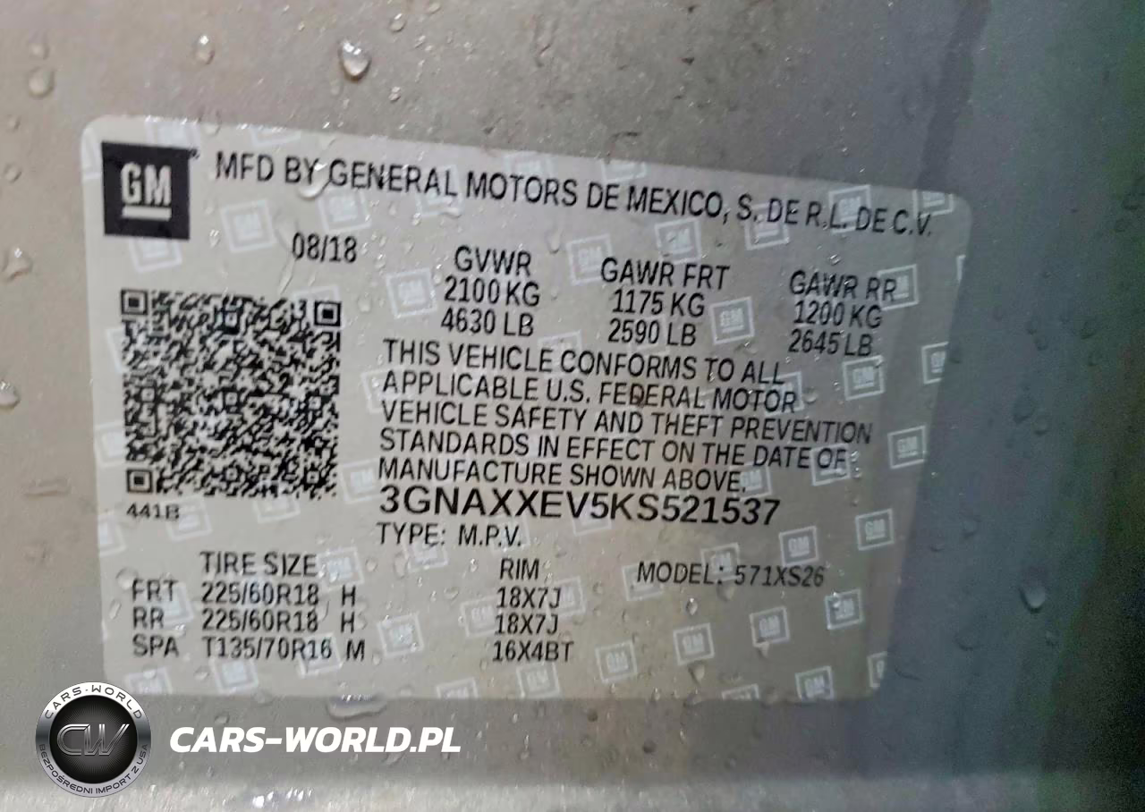 2019 Chevrolet Equinox Premier VIN:3GNAXXEV5KS521537 - 13
