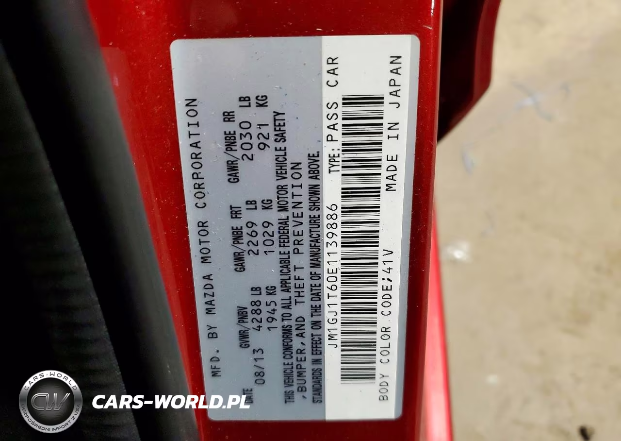 2014 Mazda 6 Touring VIN:JM1GJ1T60E1139886 - 13
