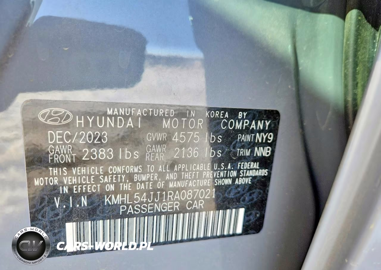 2024 Hyundai Sonata Hybrid VIN:KMHL54JJ1RA087021 - 12