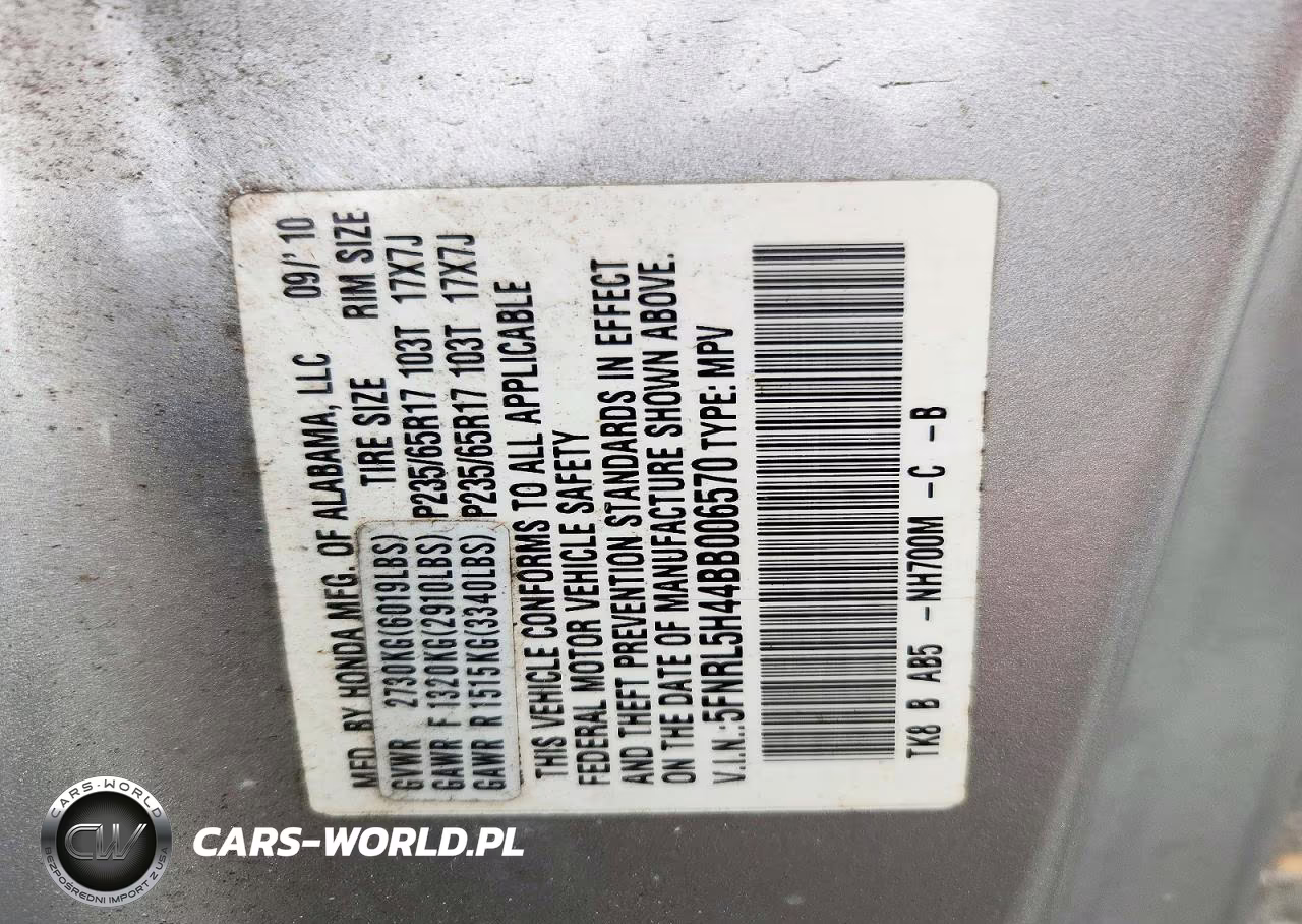 2011 Honda Odyssey Ex VIN:5FNRL5H44BB006570 - 13