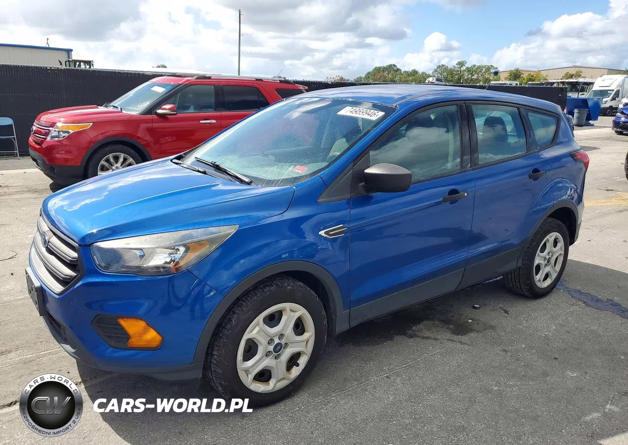 2019 Ford Escape S VIN:1FMCU0F78KUB26135 - 1
