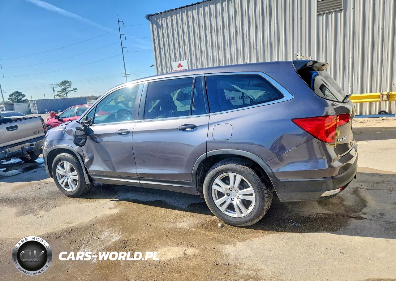 2017 Honda Pilot Lx VIN:5FNYF5H1XHB031135 - 2