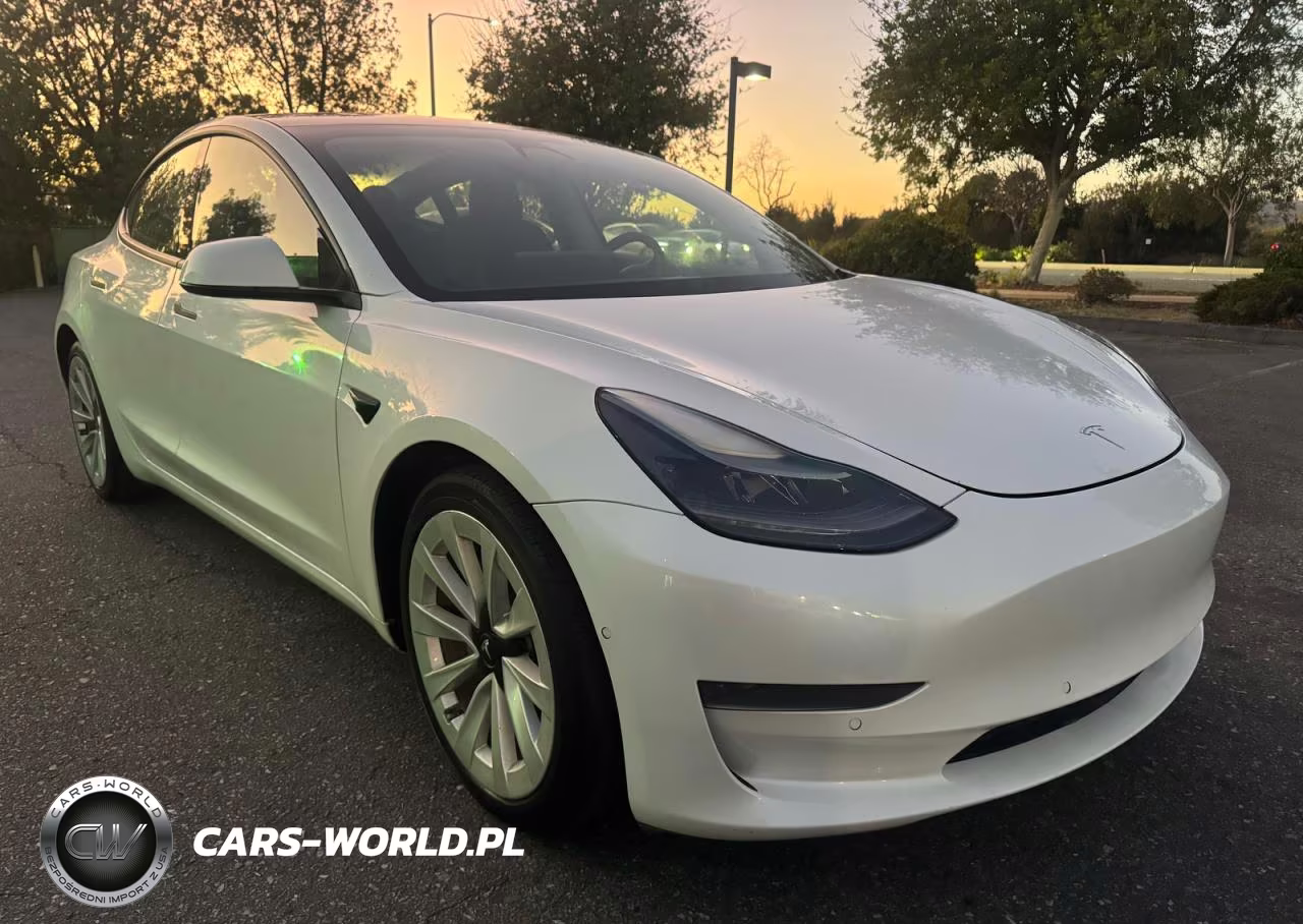 2021 Tesla Model 3 VIN:5YJ3E1EAXMF031821 - 1