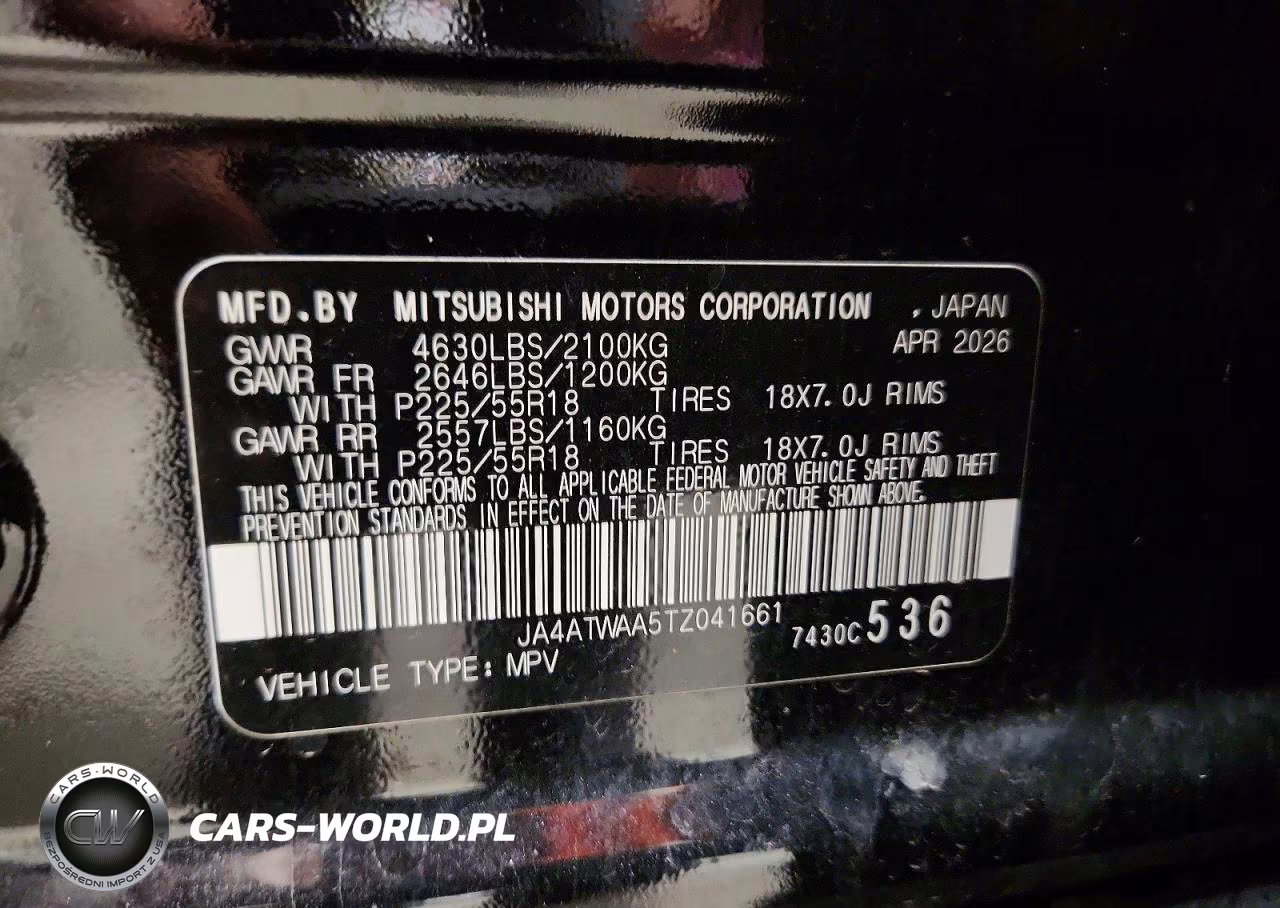 2026 Mitsubishi Eclipse Cross Se VIN:JA4ATWAA5TZ041661 - 13