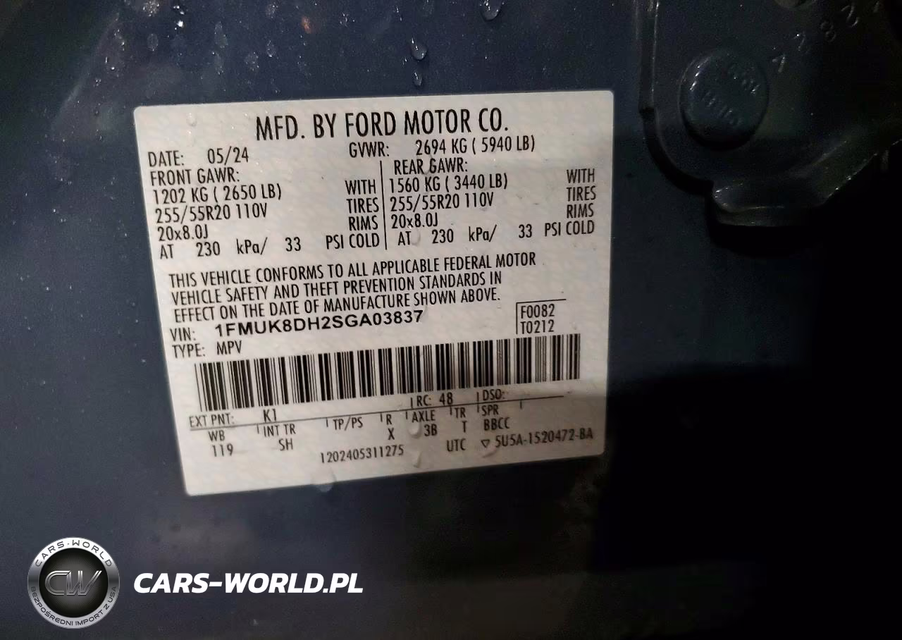 2025 Ford Explorer Active VIN:1FMUK8DH2SGA03837 - 14