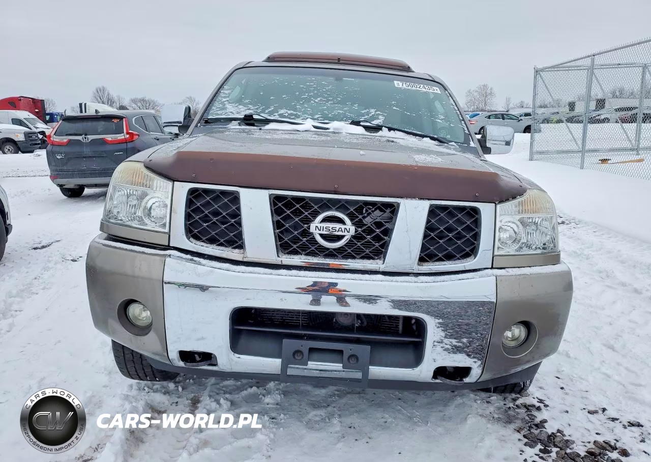 2007 Niss Armada Se VIN:5N1BA08C77N719176 - 5