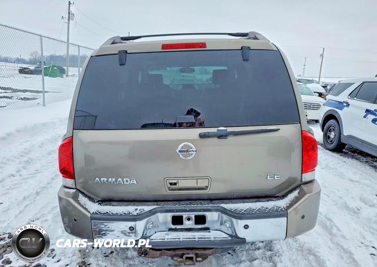 2007 Niss Armada Se VIN:5N1BA08C77N719176 - 6