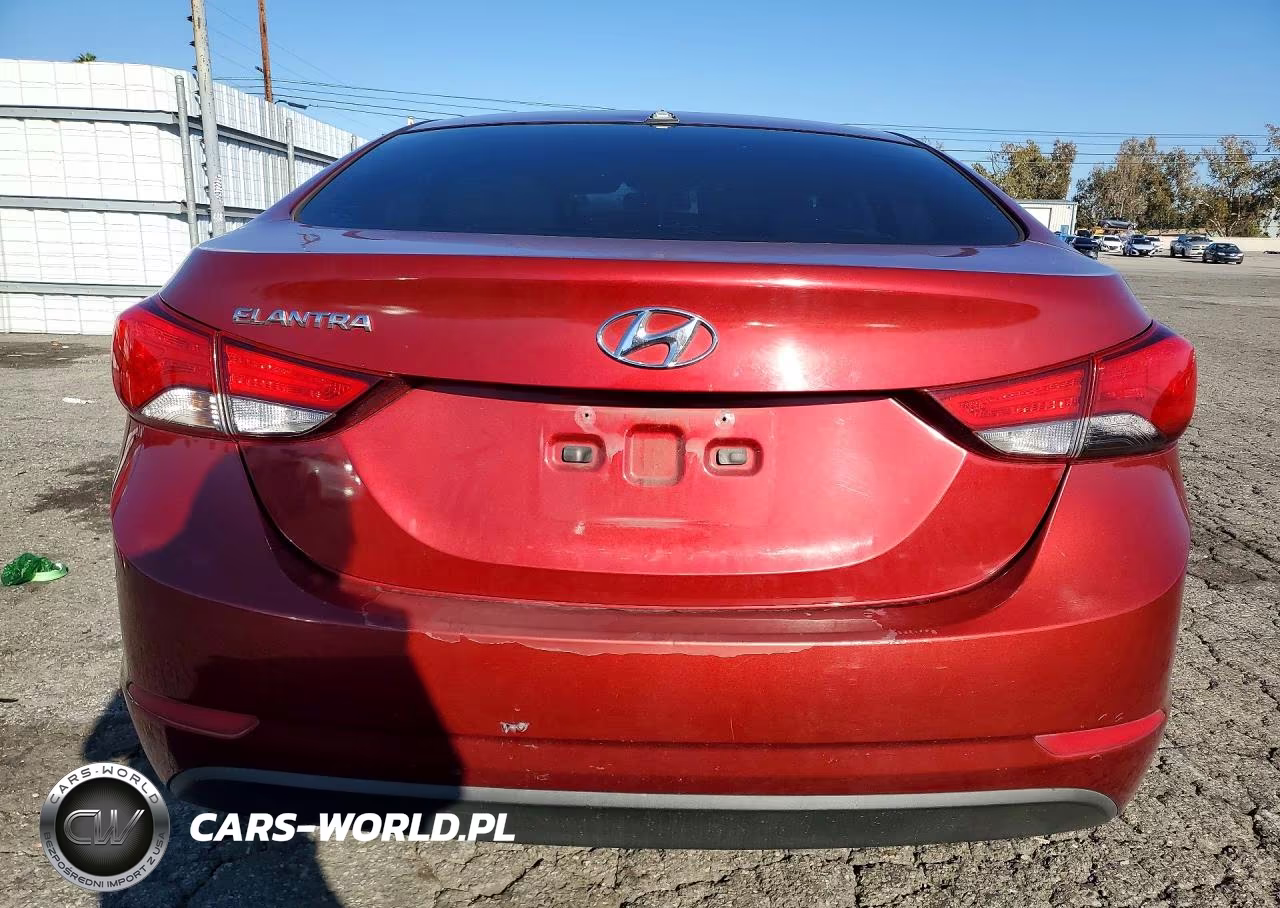 2015 Hyundai Elantra Se VIN:5NPDH4AEXFH644984 - 6
