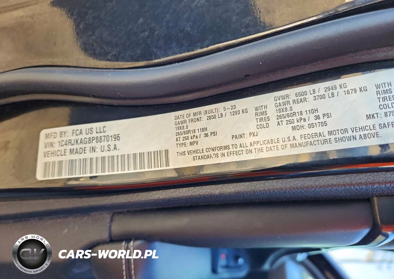 2023 Jeep Grand Cherokee L Laredo 4X4 VIN:1C4RJKAG8P8870196 - 13