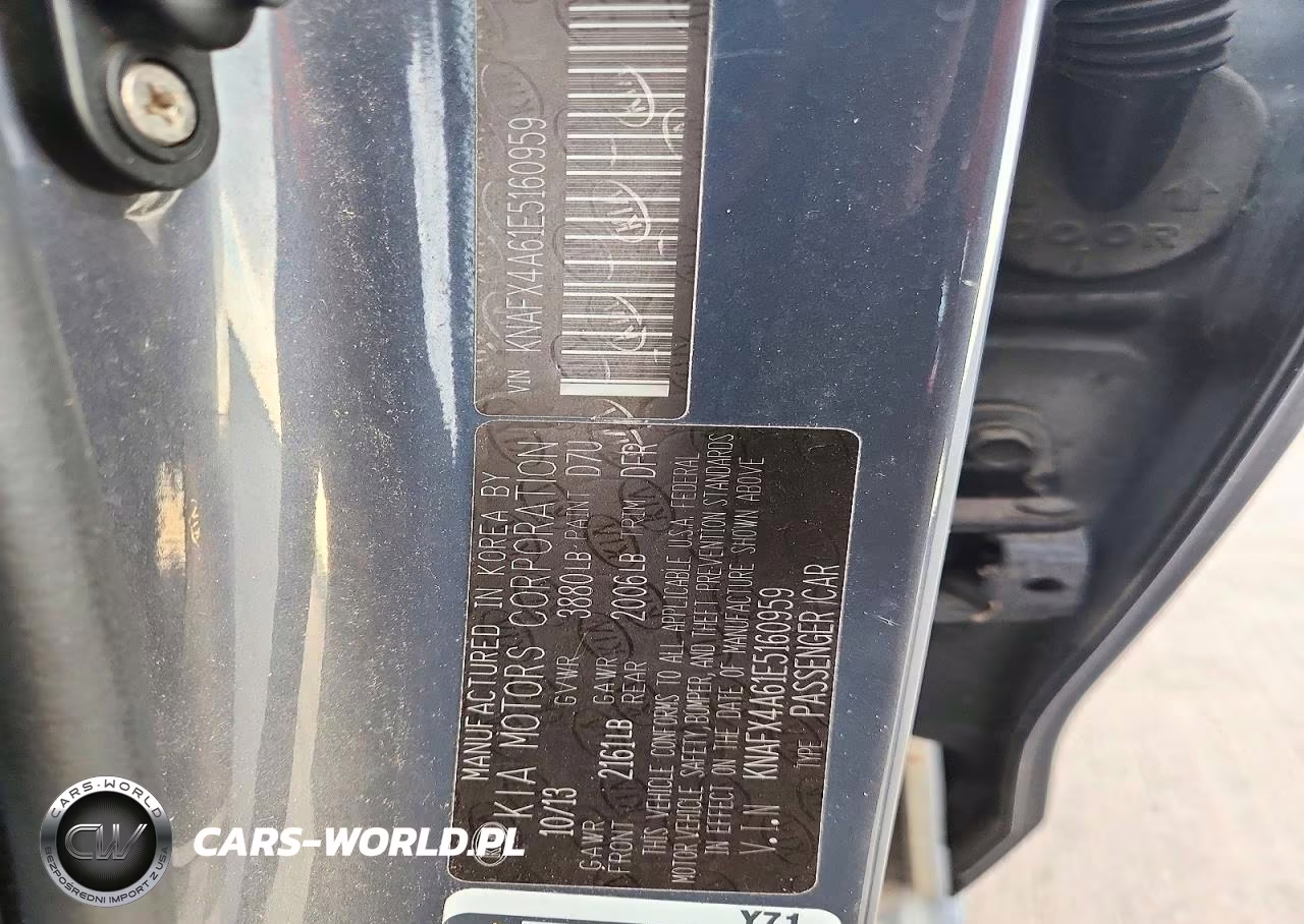 2014 Kia Forte Lx VIN:KNAFX4A61E5160959 - 12