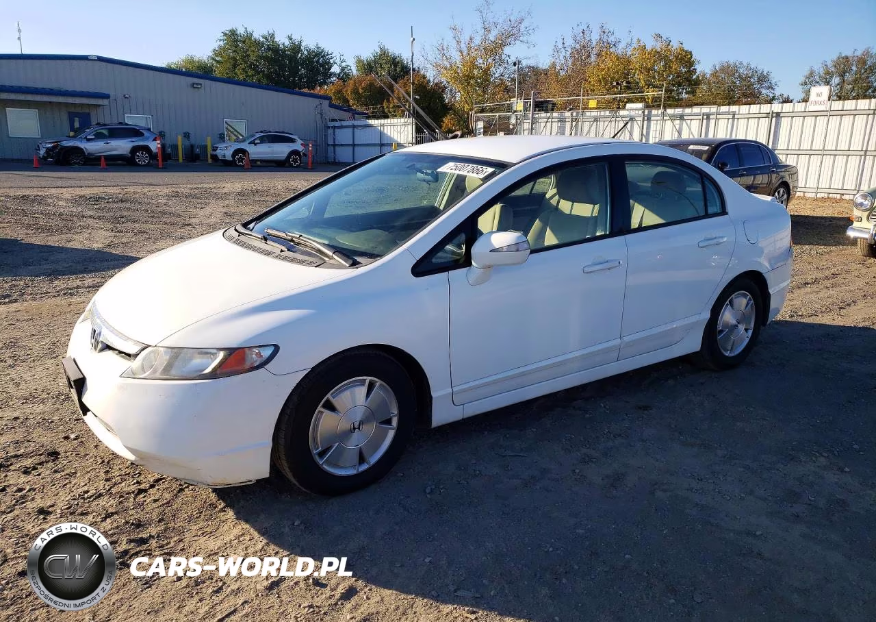 2007 Honda Civic Hybrid VIN:JHMFA36207S007075 - 1