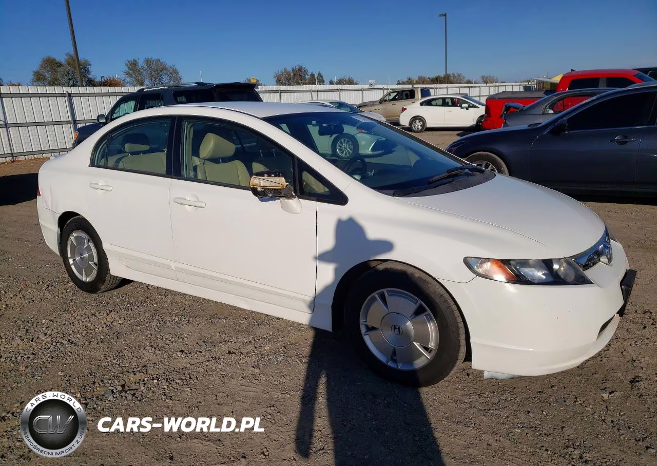 2007 Honda Civic Hybrid VIN:JHMFA36207S007075 - 4