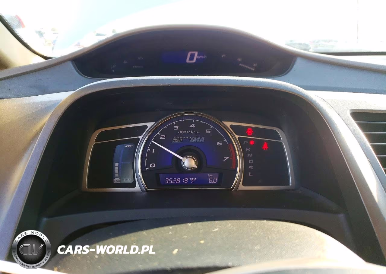 2007 Honda Civic Hybrid VIN:JHMFA36207S007075 - 9
