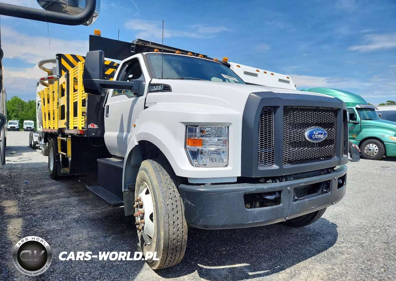 2023 Ford F750 Super Duty Flatbed Truck With Crash Attenuator