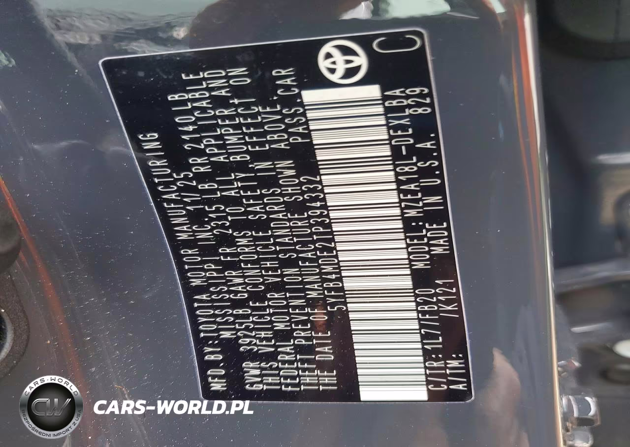 2026 Toyota Corolla Le VIN:5YFB4MDE2TP394332 - 12
