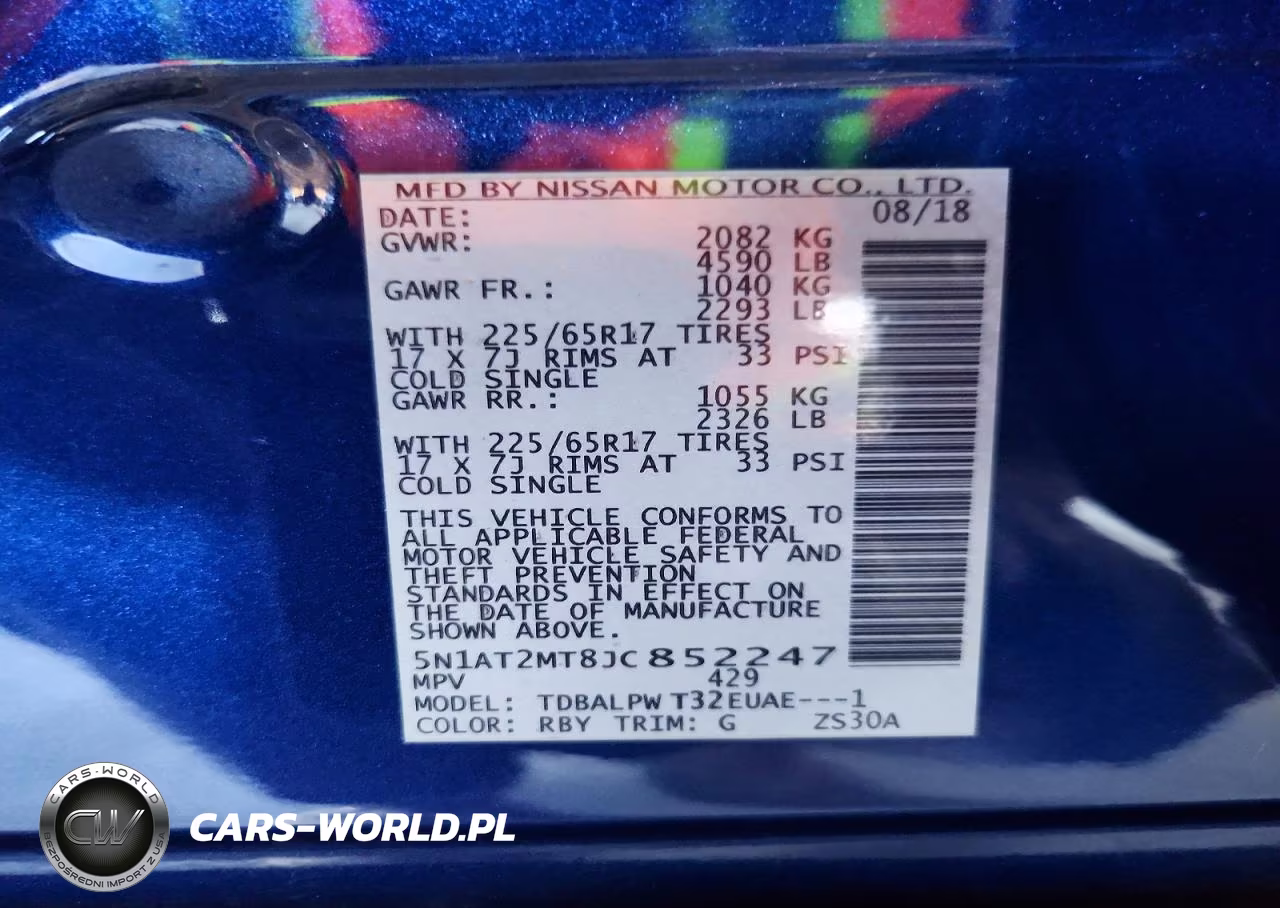 2018 Nissan Rogue S VIN:5N1AT2MT8JC852247 - 12