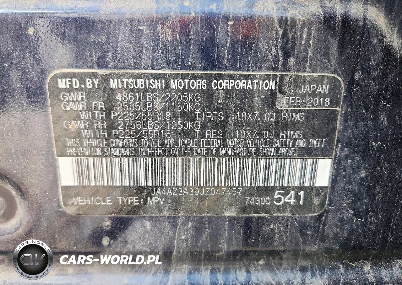 2018 Mitsubishi Outlander Se VIN:JA4AZ3A39JZ047457 - 13