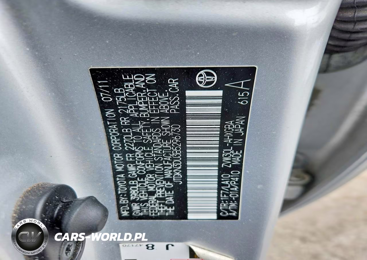 2011 Toyota Prius VIN:JTDKN3DU3B5296730 - 12