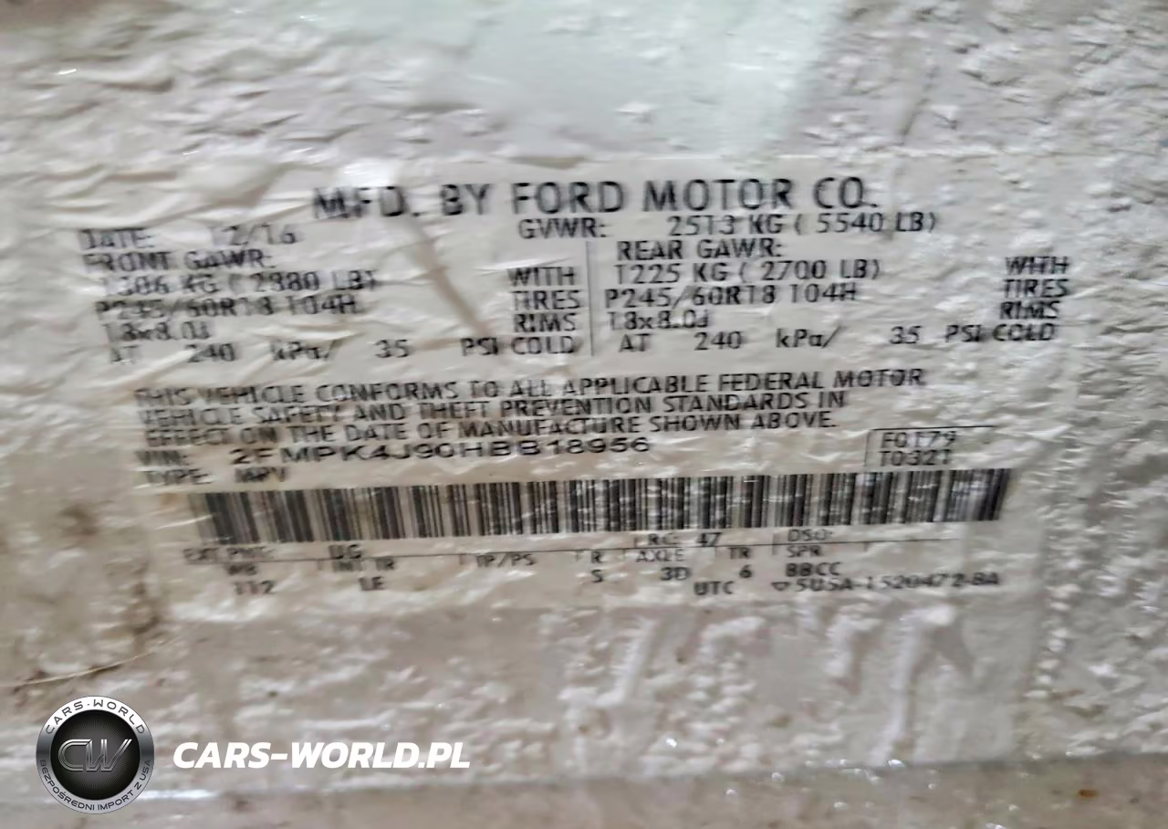 2017 Ford Edge Sel VIN:2FMPK4J90HBB18956 - 13