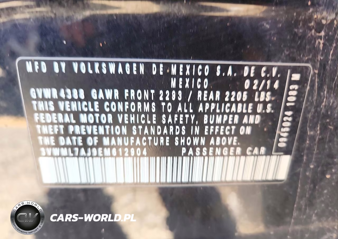 2014 Volkswagen Jetta Tdi VIN:3VWML7AJ9EM612904 - 12