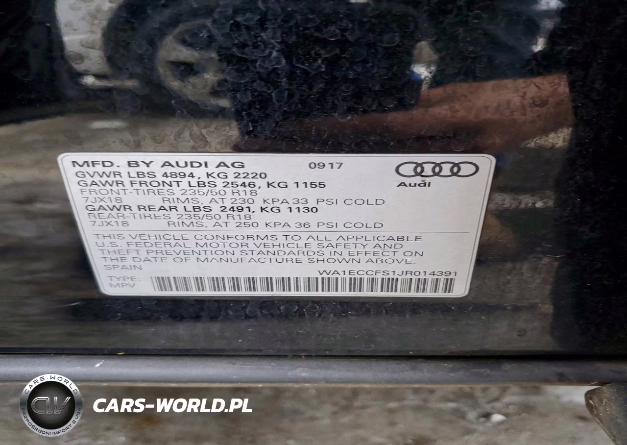 2018 Audi Q3 Premium VIN:WA1ECCFS1JR014391 - 13