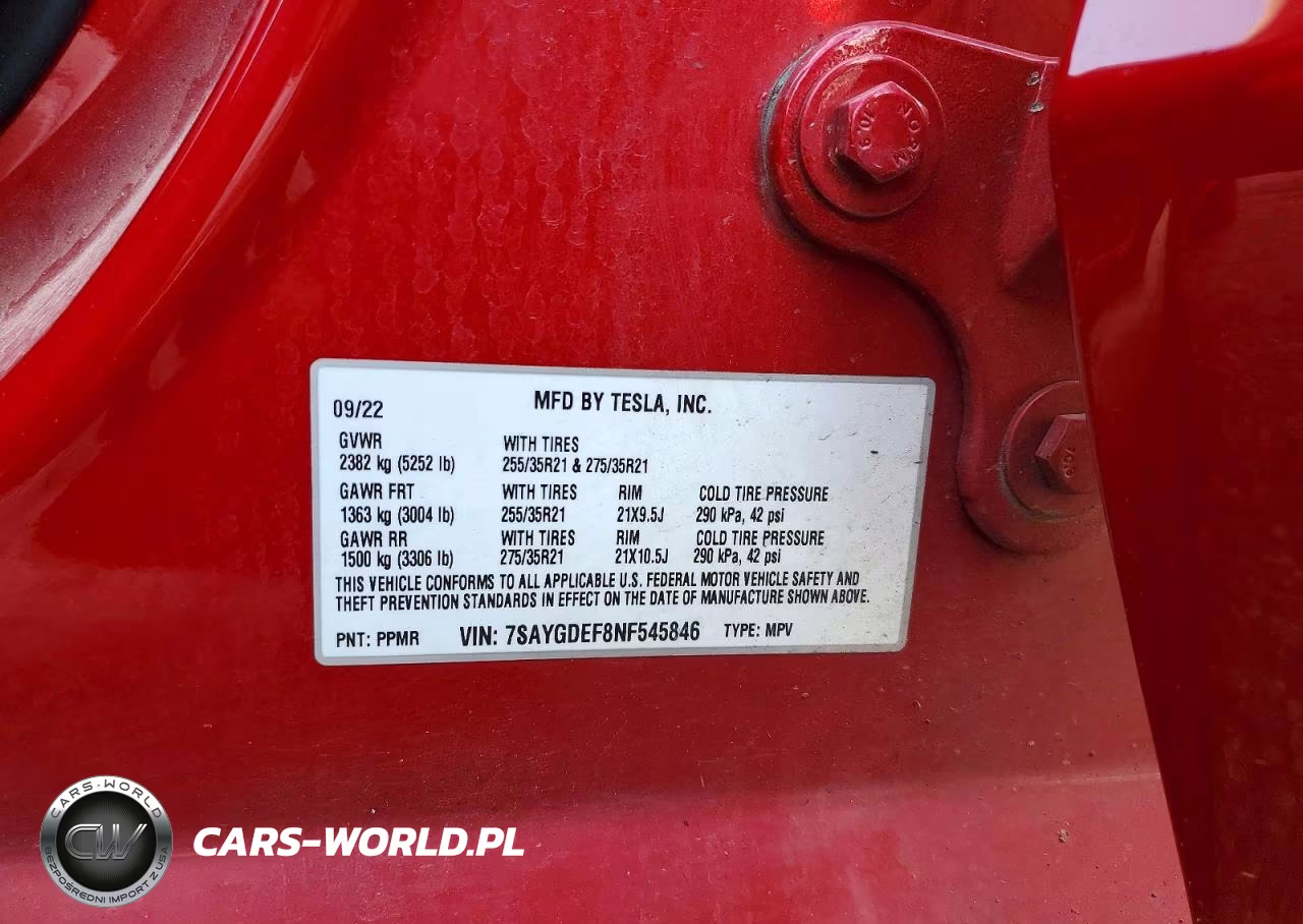 2022 Tesla Model Y VIN:7SAYGDEF8NF545846 - 13