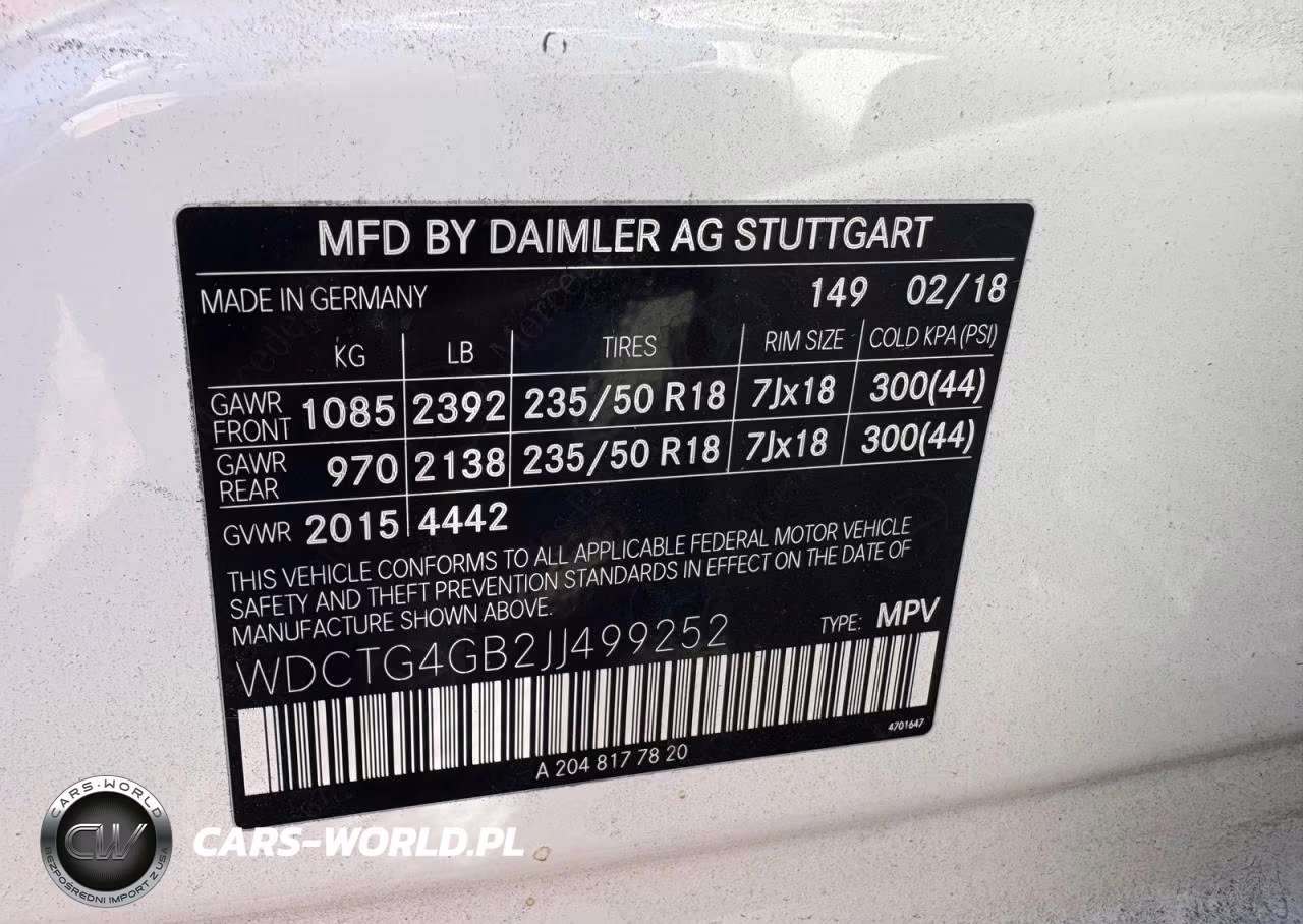 2018 Mercedes-Benz Gla 250 4Matic VIN:WDCTG4GB2JJ499252 - 10
