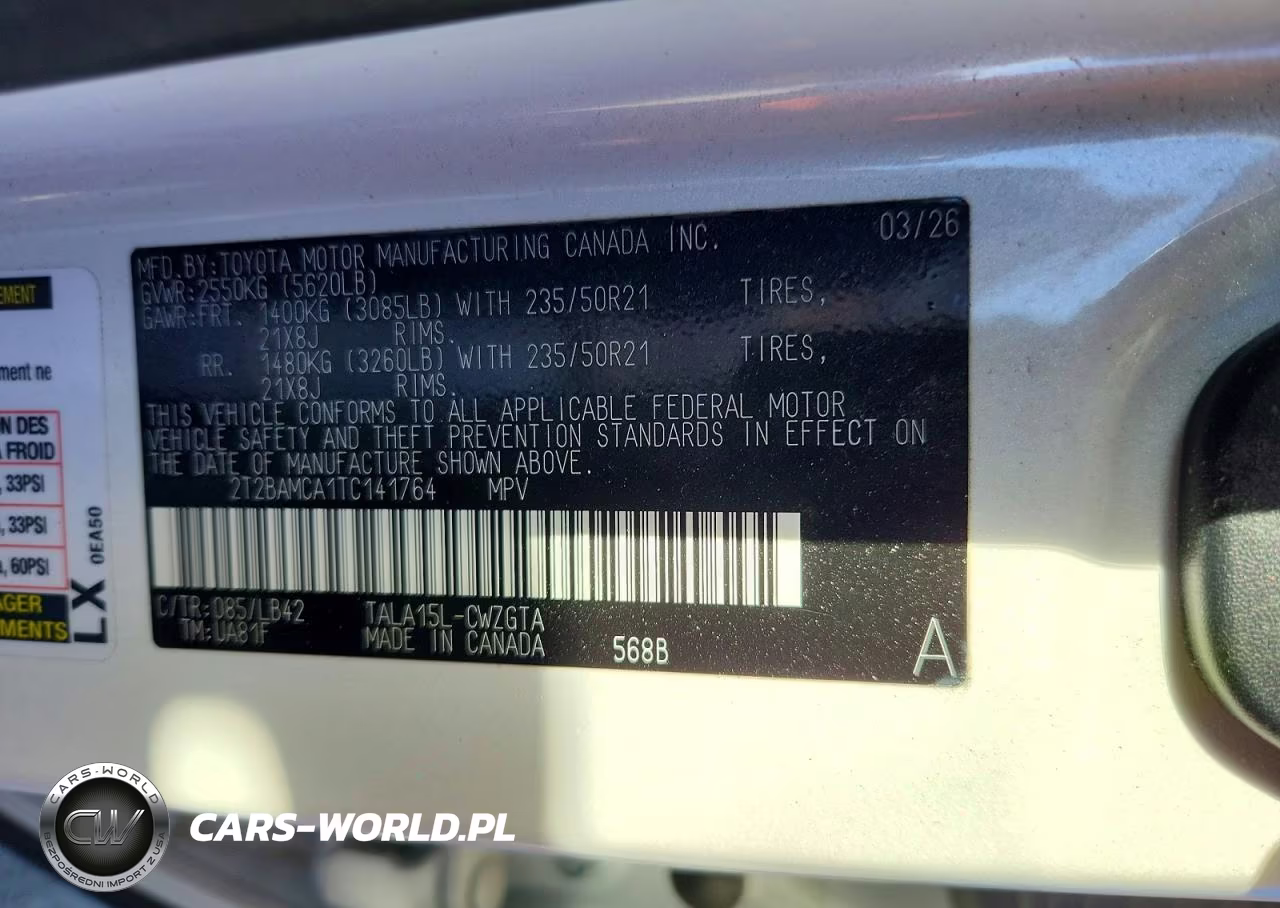 2026 Lexus Rx 350 Premium+ VIN:2T2BAMCA1TC141764 - 13