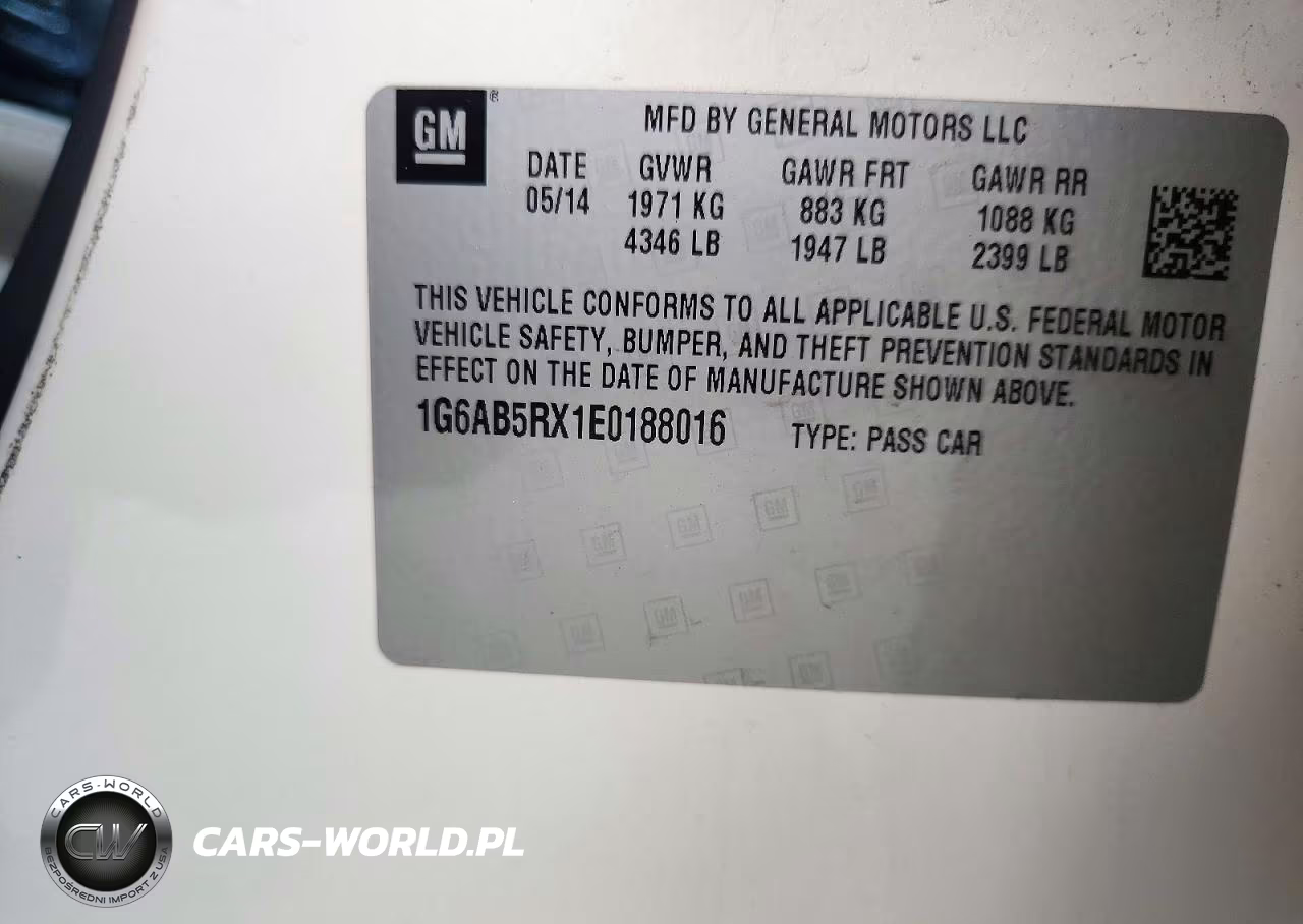 2014 Cadillac Ats Luxury VIN:1G6AB5RX1E0188016 - 12