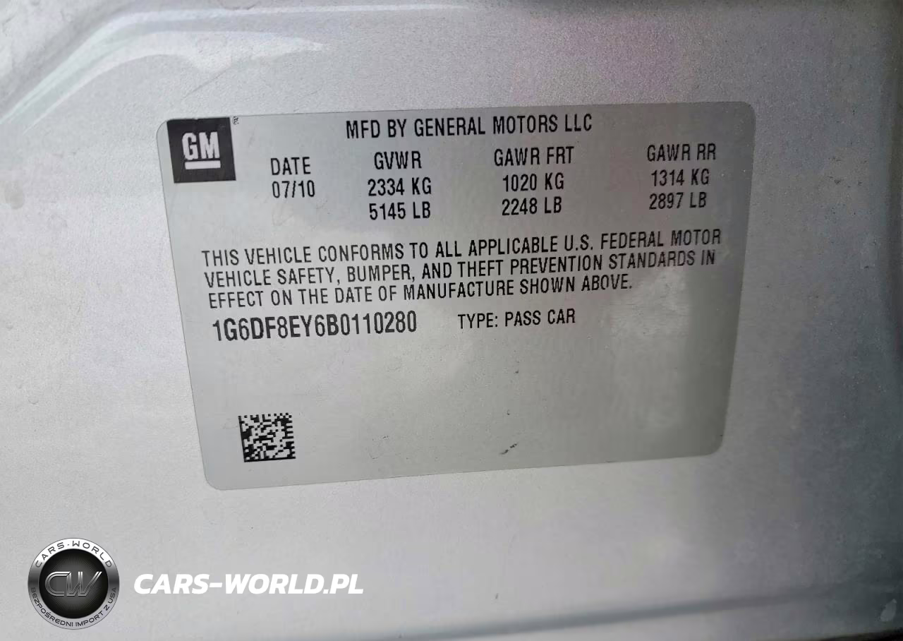 2011 Cadillac Cts Luxury Collection VIN:1G6DF8EY6B0110280 - 12