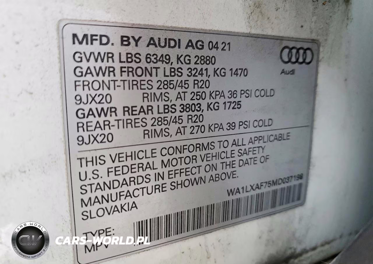 2021 Audi Q7 Premium Plus VIN:WA1LXAF75MD037198 - 13