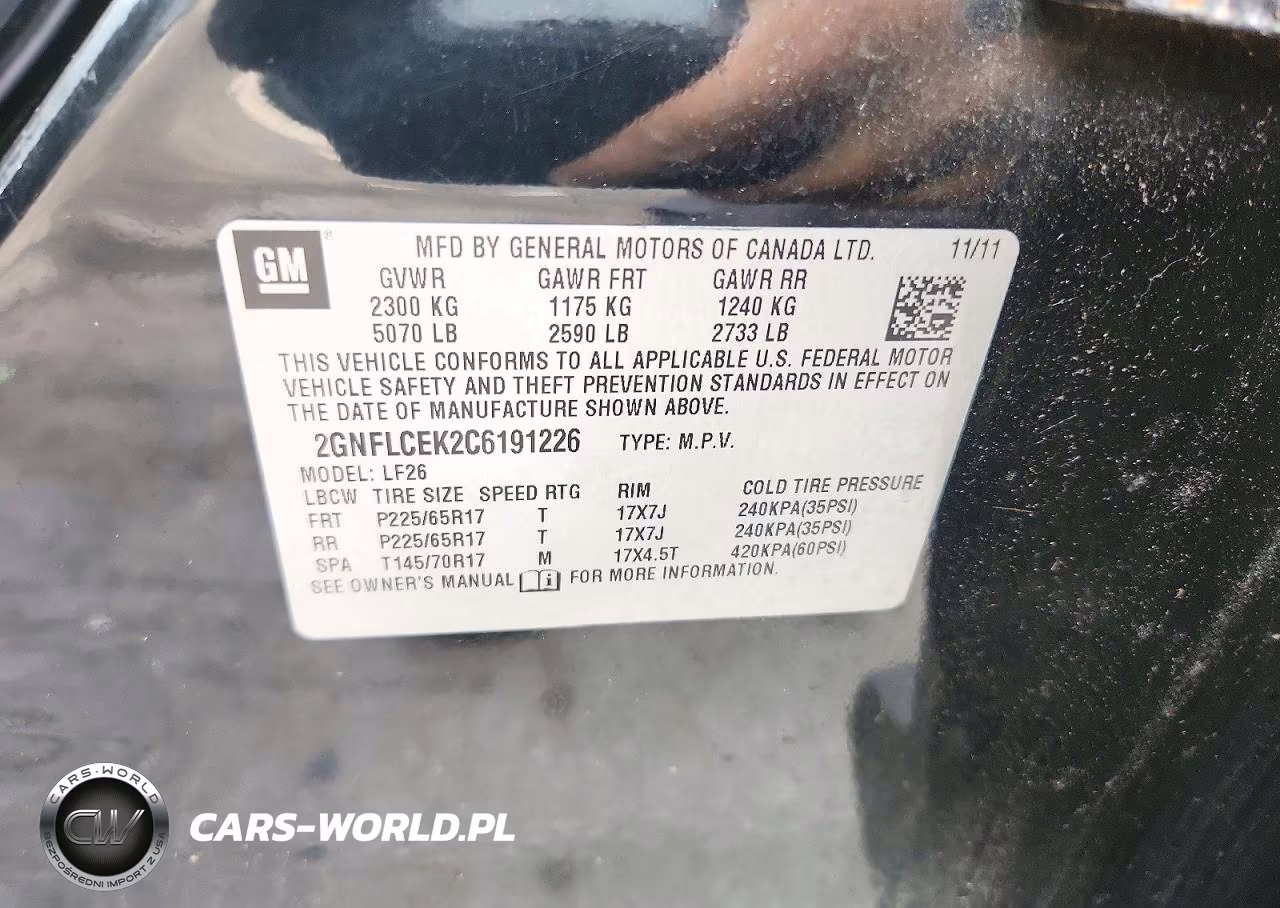 2012 Chevrolet Equinox Ls VIN:2GNFLCEK2C6191226 - 14