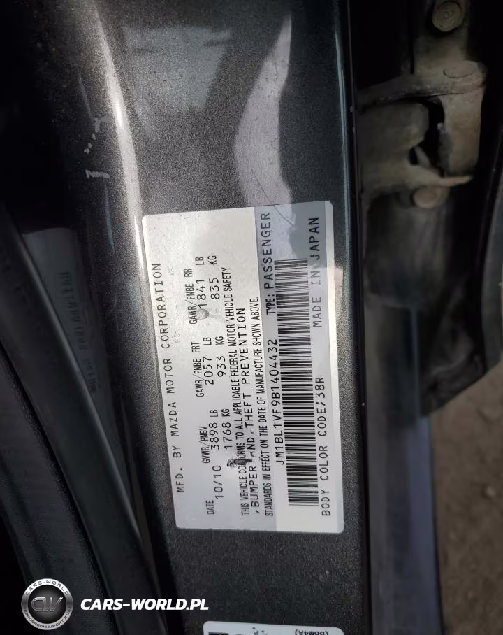 2011 Mazda 3 I VIN:JM1BL1VF9B1404432 - 12