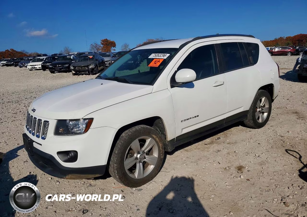 2014 Jeep Compass Latitude VIN:1C4NJDEB3ED766275 - 1