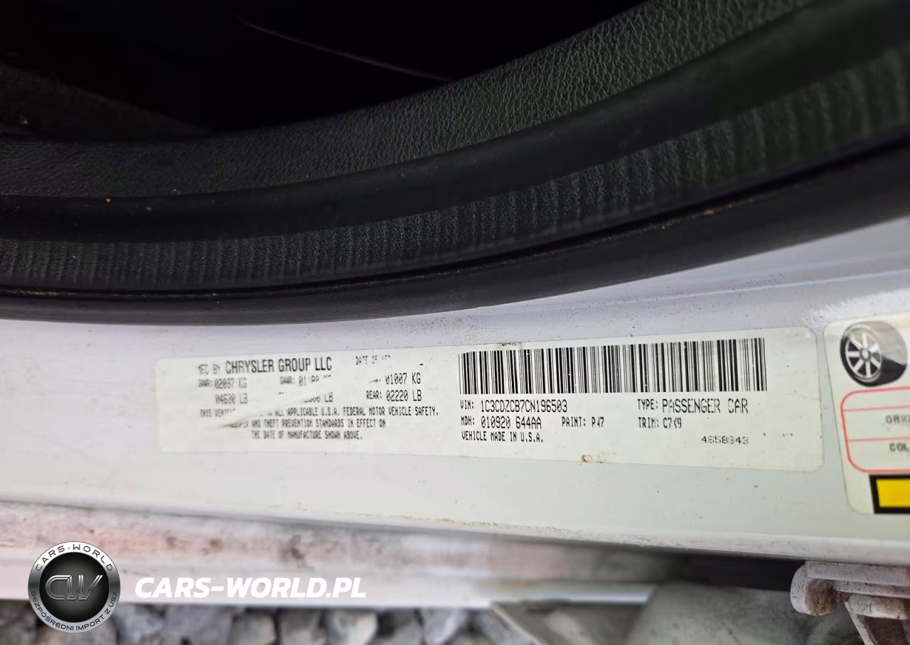 2012 Dodge Avenger Sxt VIN:1C3CDZCB7CN196503 - 12