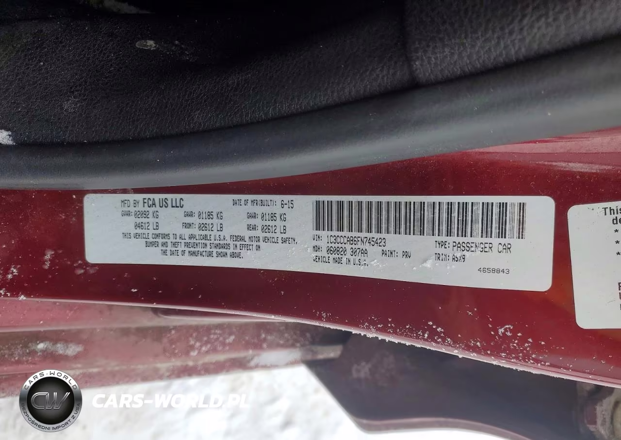 2015 Chrysler 200 Limited VIN:1C3CCCAB6FN745423 - 12