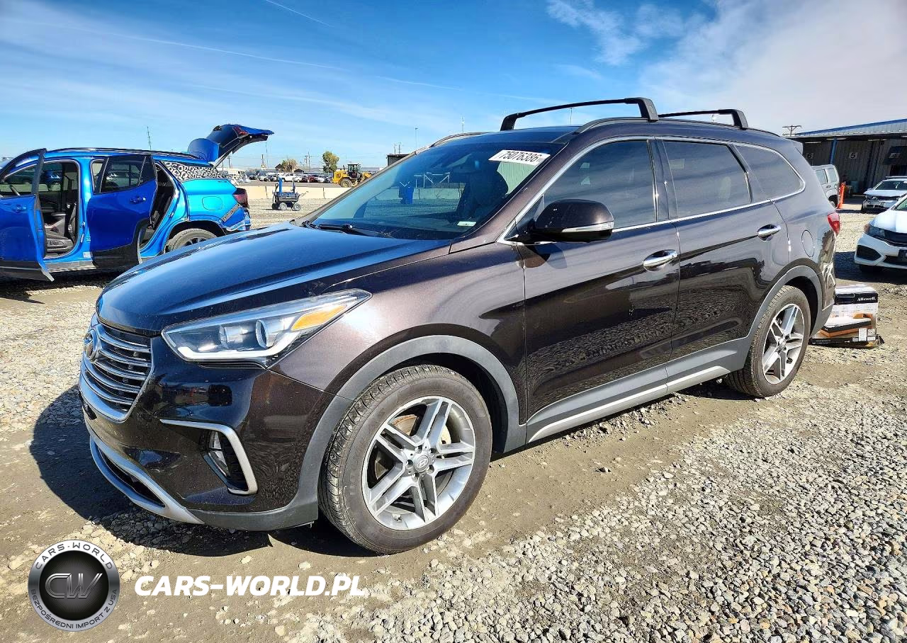 2017 Hyundai Santa Fe Limited Ultimate VIN:KM8SRDHF3HU243686 - 1