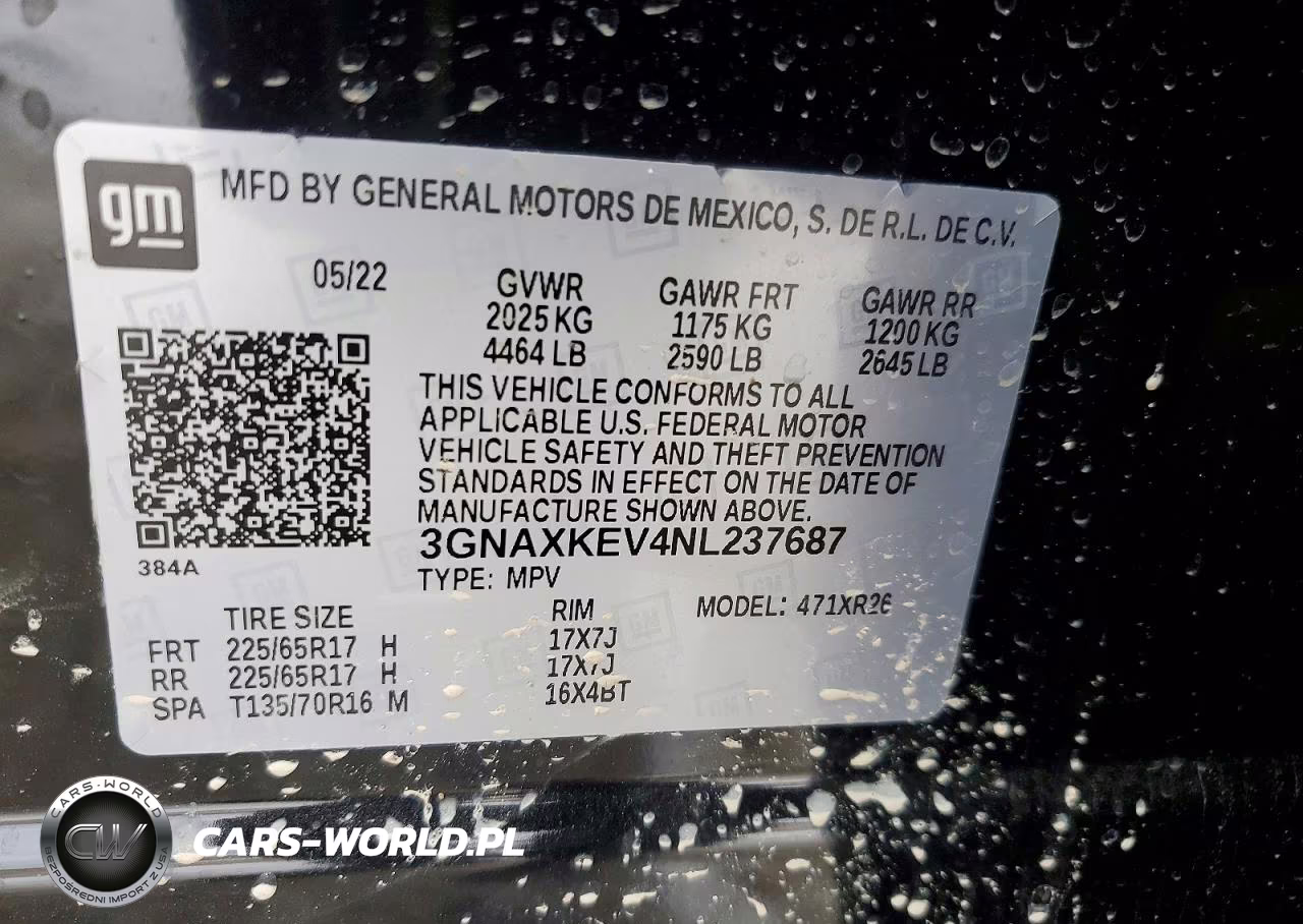 2022 Chevrolet Equinox Lt VIN:3GNAXKEV4NL237687 - 13