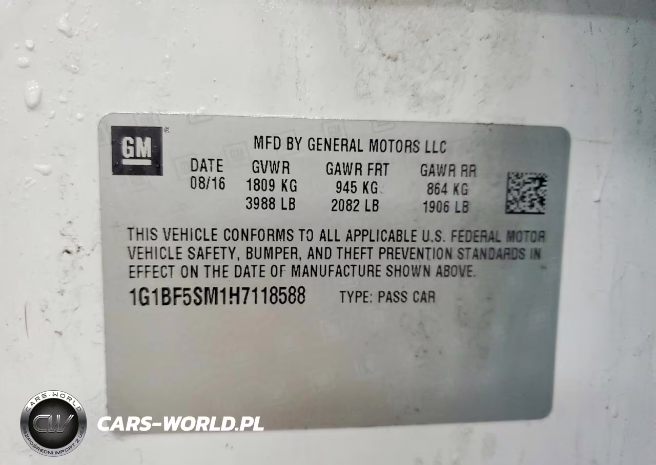 2017 Chevrolet Cruze Premier VIN:1G1BF5SM1H7118588 - 12
