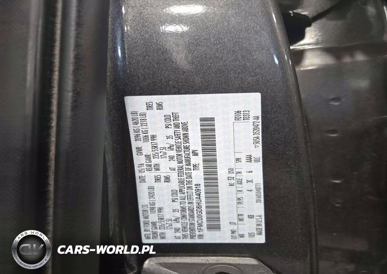 2017 Ford Escape Se VIN:1FMCU0GD8HUA40918 - 13