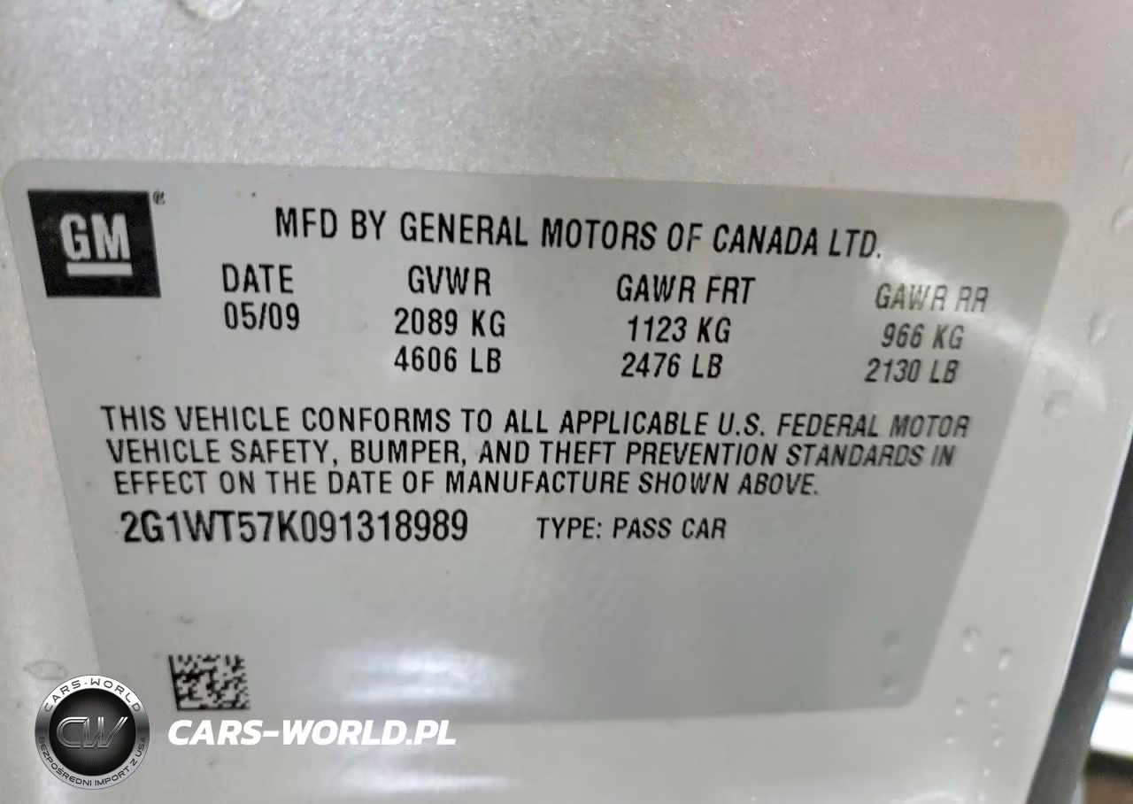 2009 Chevrolet Impala 1Lt VIN:2G1WT57K091318989 - 12