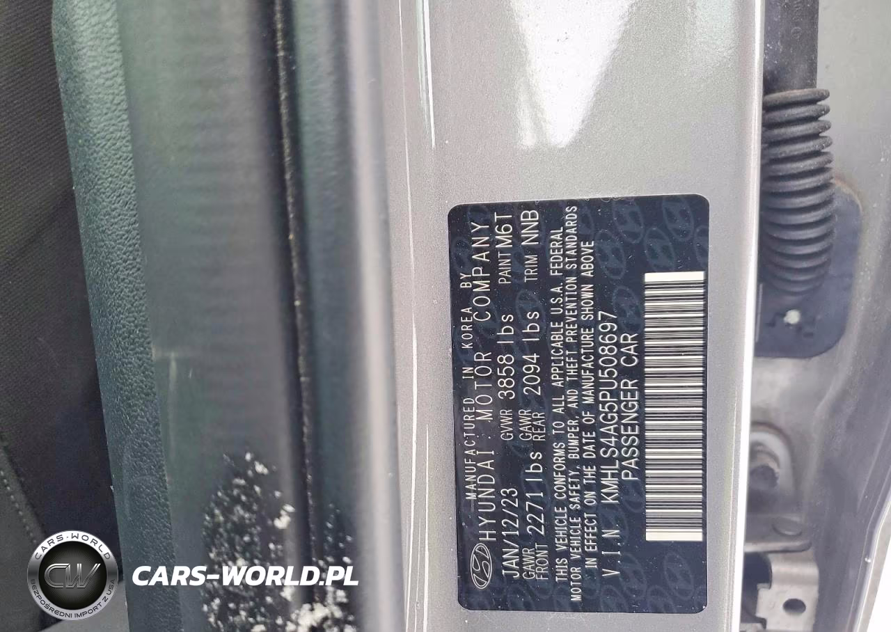 2023 Hyundai Elantra Sel VIN:KMHLS4AG5PU508697 - 13
